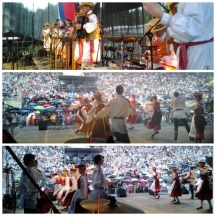 Ансамбль «Хорошки» 9 июня принял участие в праздновании Дня России-2013 в Вильнюсе